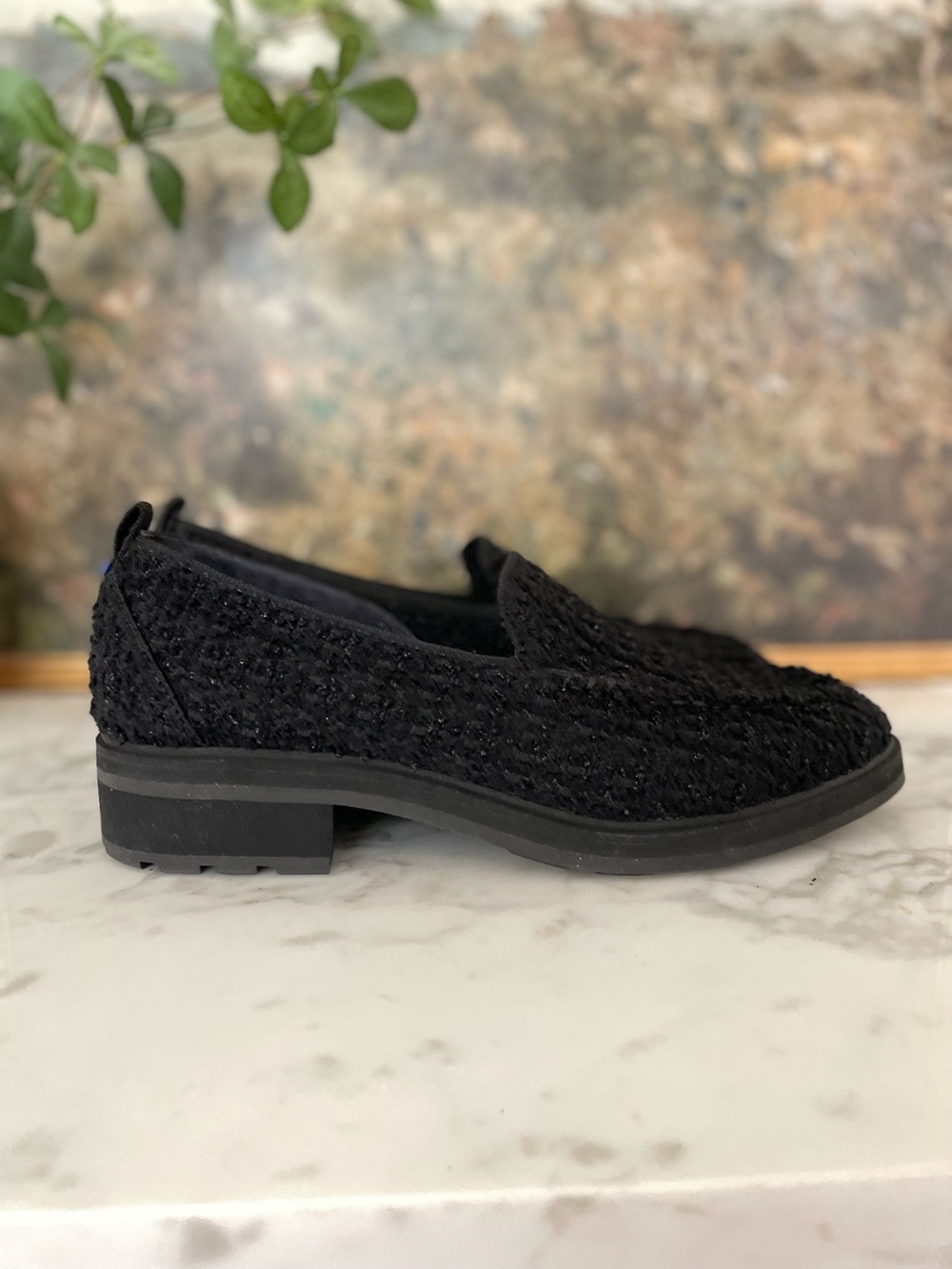 Rothy’s Lug Loafer Boucle Black size 10.5 - Picture 2 of 8